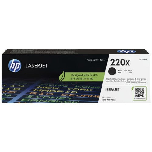 HP W2200X/220X Toner cartridge black high-capacity, 7.5K pages ISO/IEC 19798 for HP CLJ Pro 4202/e
