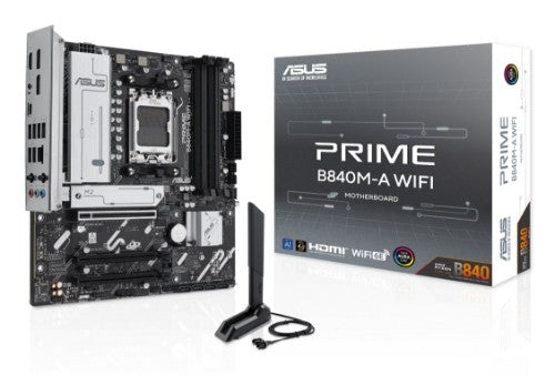 ASUS PRIME B840M-A WIFI AMD B840 Socket AM5 micro ATX