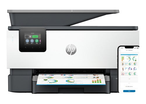 HP OfficeJet Pro 9120b Wireless All-in-One Color Printer, Two-sided printing; Copier, Scanner