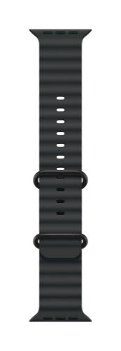 Apple 49mm Navy Ocean Band - Black Titanium Finish
