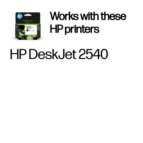 HP CH563EE/301XL Printhead cartridge black high-capacity, 430 pages ISO/IEC 24711 8ml for HP DeskJet 1000/1010/Envy 5530/OfficeJet 4630