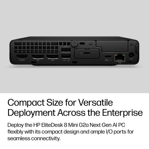 HP E22VBEA PC/workstation Copilot+ PC AMD Ryzen™ AI 7 445 16 GB DDR5-SDRAM 512 GB SSD Windows 11 Pro Mini PC AI PC Black