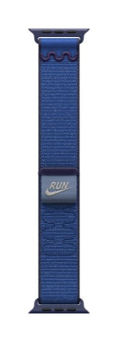 Apple MGD64ZM/A smart wearable accessory Band Blue Nylon, Recycled polyester, Spandex