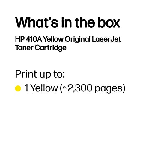 HP CF412A/410A Toner cartridge yellow, 2.3K pages ISO/IEC 19798 for HP Pro M 452