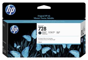 HP F9J68A/728 Ink cartridge black matt 300ml for HP DesignJet T 730/830