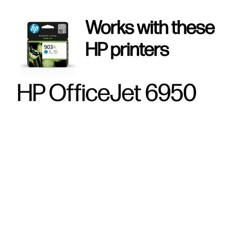 HP T6M03AE/903XL Ink cartridge cyan high-capacity, 750 pages 8.5ml for HP OfficeJet Pro 6860/6950
