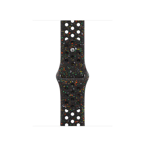 Apple MGAE4ZM/A smart wearable accessory Band Black Aluminium, Fluoroelastomer