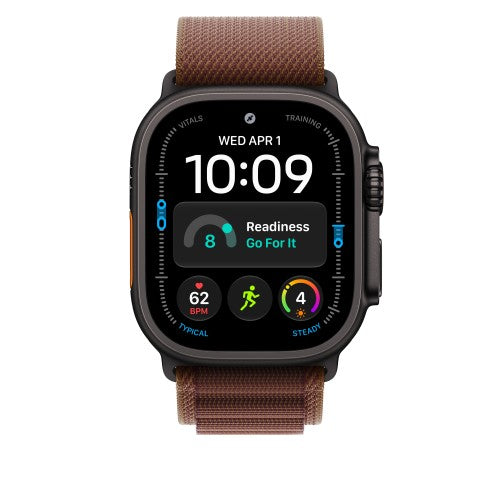 Apple 49mm Burgundy Alpine Loop - Large - Black Titanium Finish