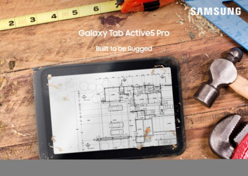 Samsung Galaxy Tab Active5 Pro Active5 Pro 5G Enterprise Edit Snapdragon LTE 256 GB 25.6 cm (10.1") 8 GB Wi-Fi 6 (802.11ax) Android 15 Green