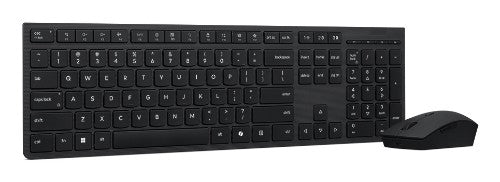 Lenovo 4X31R64325 keyboard Mouse included Office RF Wireless + Bluetooth French Black