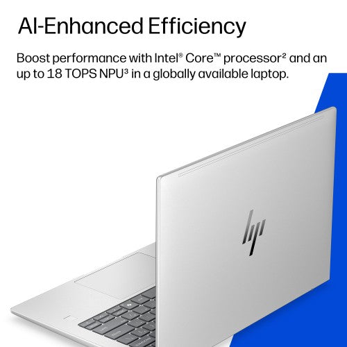 HP EliteBook 6 G2i 14 AI PC Intel Core 7 350 Laptop 35.6 cm (14") WUXGA 32 GB LPDDR5x-SDRAM 512 GB SSD Wi-Fi 7 (802.11be) Windows 11 Pro Silver
