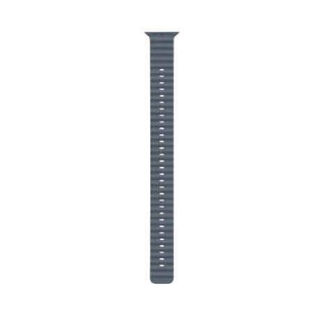 Apple MGCK4ZM/A smart wearable accessory for 45mm Apple Watch Blue Fluoroelastomer, Titanium