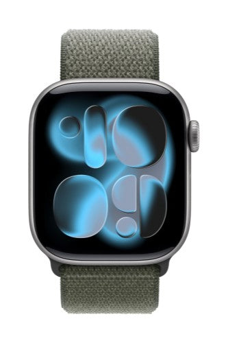 Apple MFFD4ZM/A smart wearable accessory Band Green Nylon, Recycled polyester, Spandex