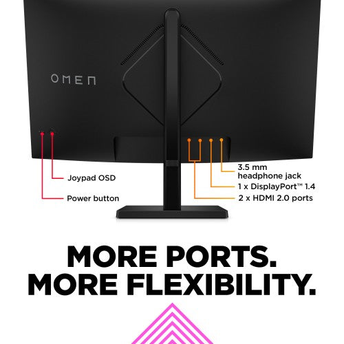 OMEN by HP 31.5 inch QHD 165Hz Curved Gaming Monitor - OMEN 32c