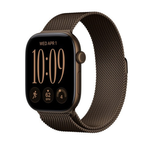 Apple 46mm Dark Bronze Milanese Loop - M/L