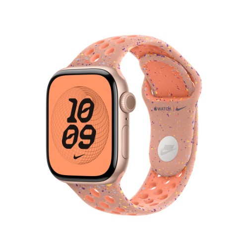 Apple MGAQ4ZM/A smart wearable accessory Band Pink Aluminium, Fluoroelastomer