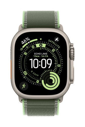 Apple MFT54ZM/A smart wearable accessory Band Green Titanium, Polyester, Spandex, Nylon
