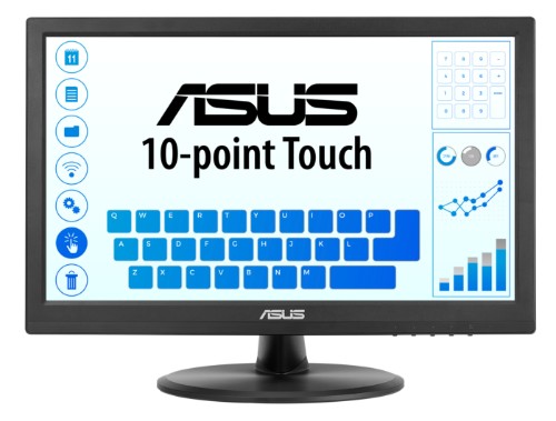 ASUS Touch VT169HE computer monitor 39.6 cm (15.6") 1920 x 1080 pixels Full HD LED Touchscreen Tabletop Black
