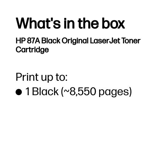 HP CF287A/87A Toner cartridge, 9K pages ISO/IEC 19752 for HP LaserJet M 506