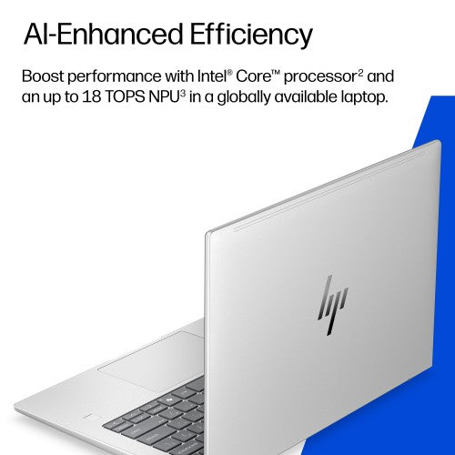 HP EliteBook 6 G2i 14 inch Notebook AI PC Intel Core 5 330 Laptop 35.6 cm (14") WUXGA 16 GB DDR5-SDRAM 512 GB SSD Wi-Fi 7 (802.11be) Windows 11 Pro Silver