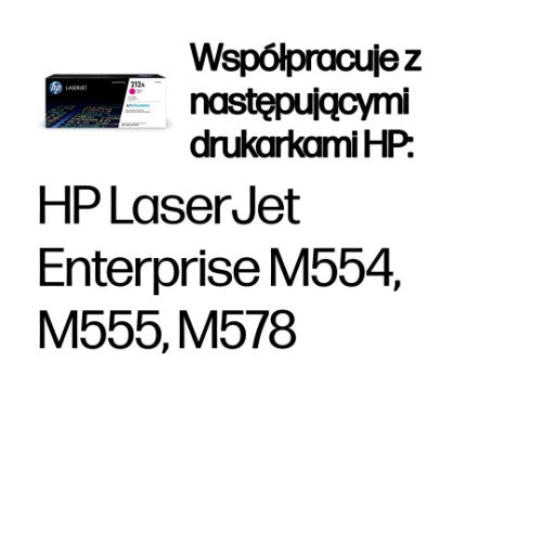 HP W2123A/212A Toner cartridge magenta, 4.5K pages ISO/IEC 19752 for HP CLJ M 554