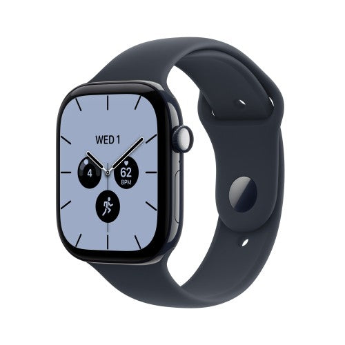 Apple Watch Series 12 GPS + Cellular 42mm Night Blue Ceramic Case with Navy Blue Sport Band - S/M