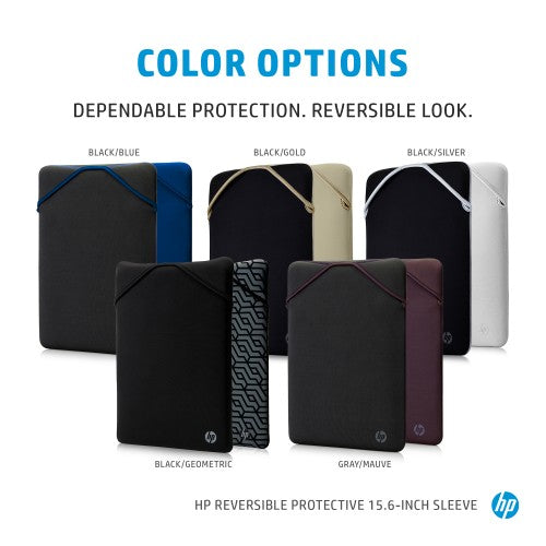 HP Reversible Protective 15.6-inch Mauve Laptop Sleeve