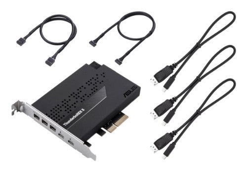 ASUS ThunderboltEX 5 interface cards/adapter Internal Mini DisplayPort, PCIe, USB 2.0, Thunderbolt 5