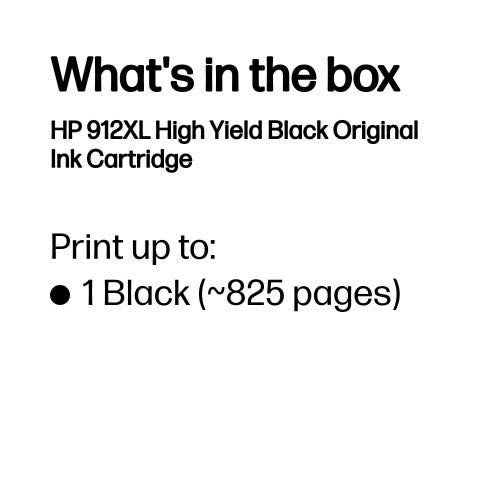 HP 3YL84AE/912XL Ink cartridge black high-capacity, 825 pages 21.7ml for HP OJ Pro 8010/e/8020/8020 e