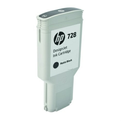 HP F9J68A/728 Ink cartridge black matt 300ml for HP DesignJet T 730/830