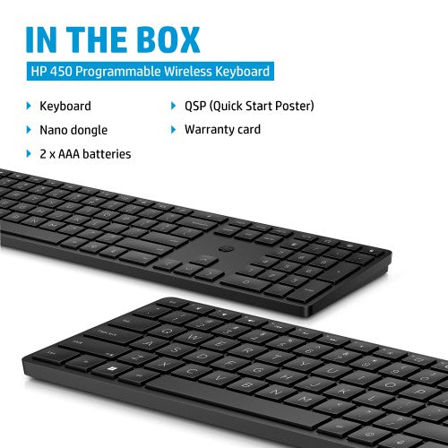 HP 450 Programmable Wireless Keyboard