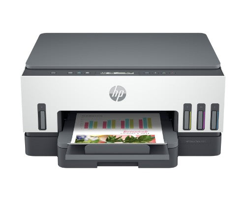 HP Smart Tank 7008 Wireless All-in-One Color Printer, Up to 2 Years of ink included; Two-sided printing; Copier, Scanner