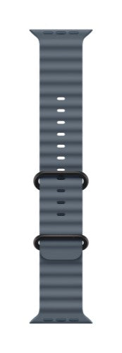 Apple Titanium Finish Band Blue Fluoroelastomer, Titanium