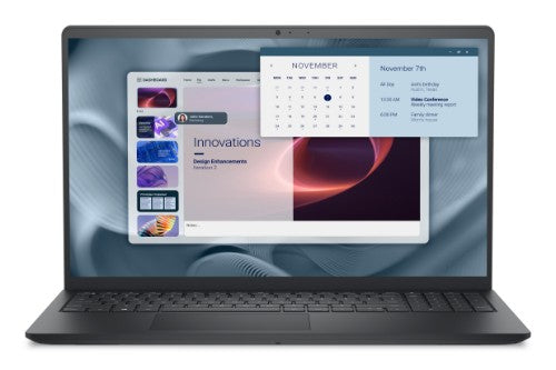 DELL Pro 15 Essential PV15250 Intel® Core™ i7 i7-1355U Laptop 39.6 cm (15.6") Full HD 16 GB DDR5-SDRAM 512 GB SSD Wi-Fi 6 (802.11ax) Windows 11 Pro UK English Black