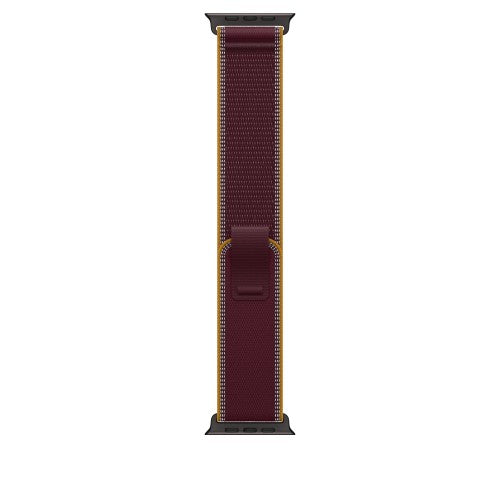 Apple 49mm Burgundy Trail Loop - M/L - Black Titanium Finish