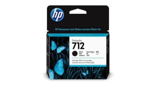 HP 3ED71A/712 Ink cartridge black 80ml for HP DesignJet T 200