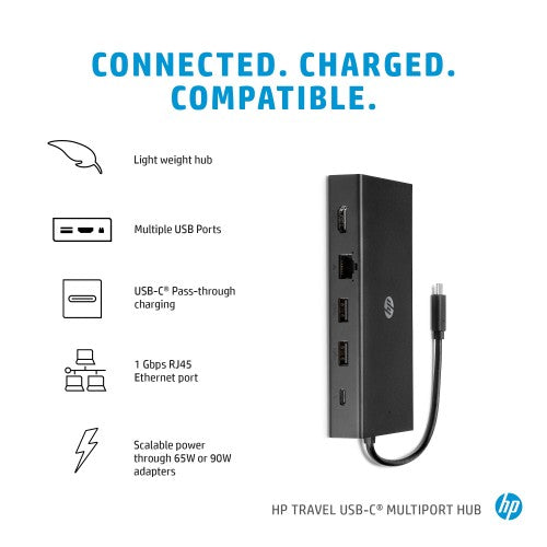 HP Travel USB-C Multi Port Hub