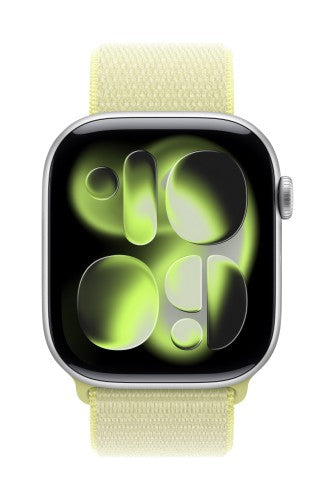 Apple MFFL4ZM/A smart wearable accessory Band Yellow Nylon, Recycled polyester, Spandex