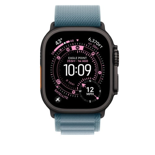 Apple MG9L4ZM/A smart wearable accessory Band Blue Titanium, Polyester, Spandex