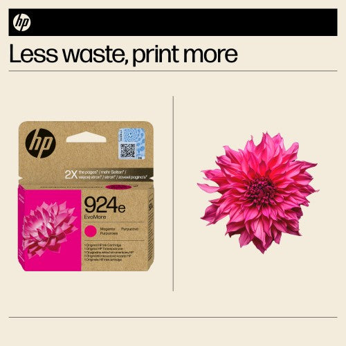 HP 4K0U8NE/924E Ink cartridge magenta EvoMore, 800 pages ISO/IEC 19752 10ml for HP OJ Pro 8120/e