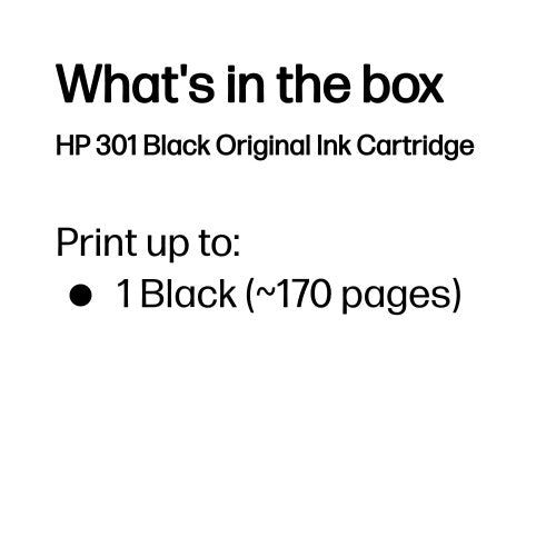 HP CH561EE/301 Printhead cartridge black, 170 pages ISO/IEC 24711 3ml for HP DeskJet 1000/1010/Envy 5530/OfficeJet 4630