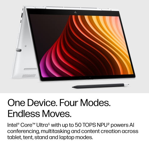 HP EB8FLG2I13AI U7 356H 1332GB/1TLTE Copilot+ PC Intel Core Ultra 7 Laptop 33.8 cm (13.3") Touchscreen WUXGA 32 GB LPDDR5x-SDRAM 1 TB SSD Wi-Fi 7 (802.11be) Windows 11 Pro Silver