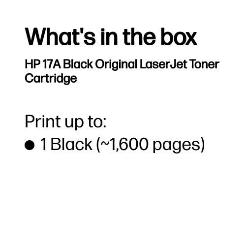 HP CF217A/17A Toner-kit, 1.6K pages ISO/IEC 19752 for HP Pro M 102