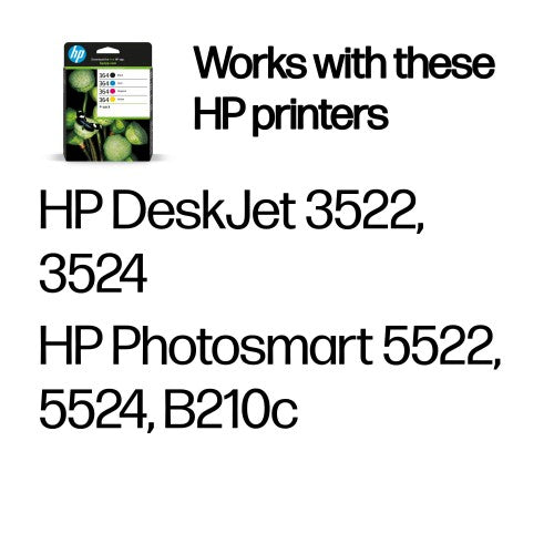 HP N9J73AE/364 Ink cartridge multi pack Bk,C,M,Y, 4x300 pages ISO/IEC 24711 Pack=4 for HP PhotoSmart B 110/C 309/D 5460/Plus/Premium