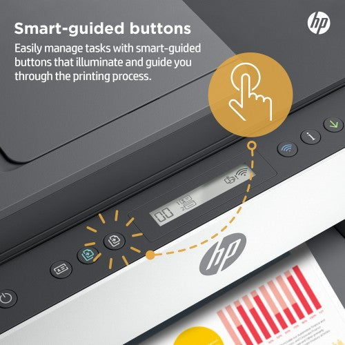 HP Smart Tank 7308 Wireless All-in-One Color Printer, Up to 2 Years of ink included; Two-sided printing; Copier, Scanner