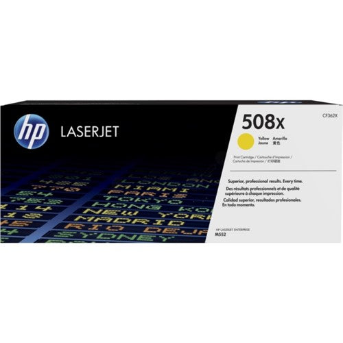 HP CF362X/508X Toner cartridge yellow, 9.5K pages ISO/IEC 19798 for HP CLJ M 552/E 55040