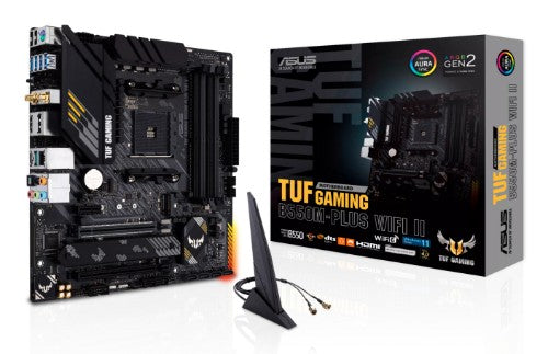 ASUS TUF GAMING B550M-PLUS WIFI II AMD B550 Socket AM4 micro ATX