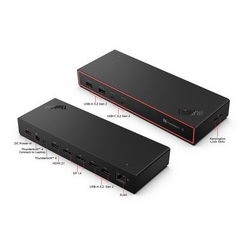 Lenovo 40BG0135UK laptop dock/port replicator Wired Thunderbolt 4 Black