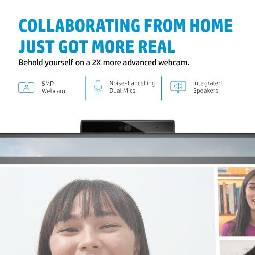 HP E-Series E27m G4 QHD USB-C Conferencing Monitor