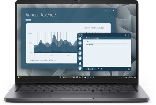 DELL Pro 14 PC14255 AMD Ryzen™ 5 PRO PRO 230 Laptop 35.6 cm (14") Full HD+ 16 GB DDR5-SDRAM 512 GB SSD Wi-Fi 6E (802.11ax) Windows 11 Pro Black UK English